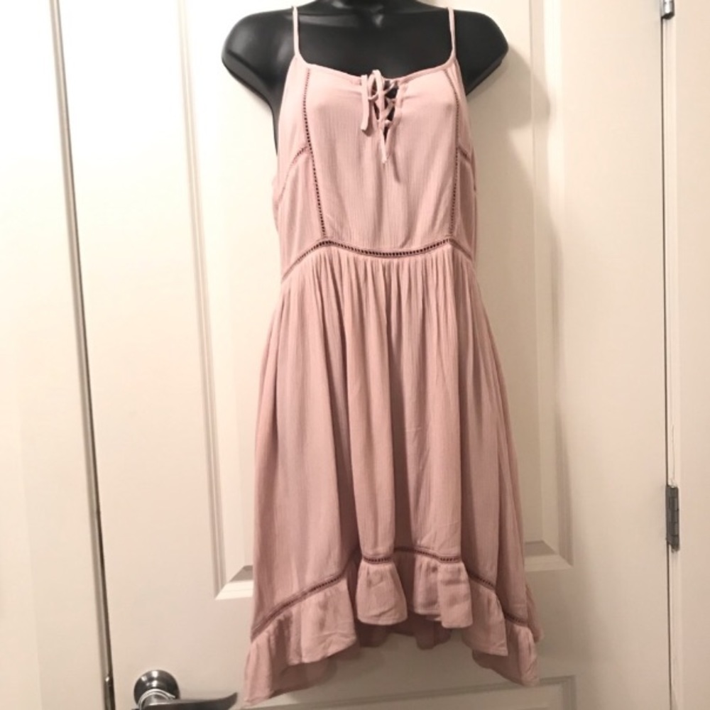 BOGO Dresses - Blush Pink Boho Festival Dress